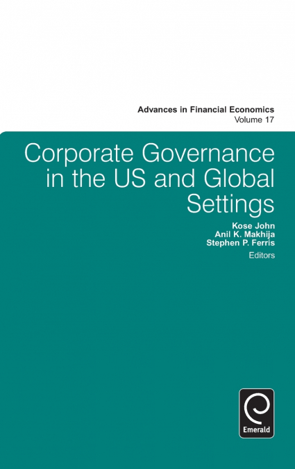 Corporate Governance in the US and Global Settings