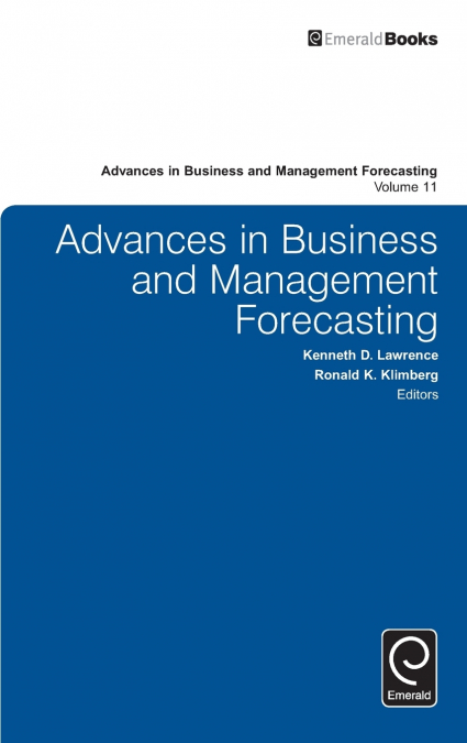 Advances in Business and Management Forecasting