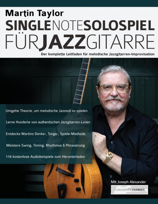 Martin Taylor Single-Note-Solospiel für Jazzgitarre