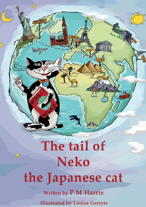 The tail of Neko the Japanese cat