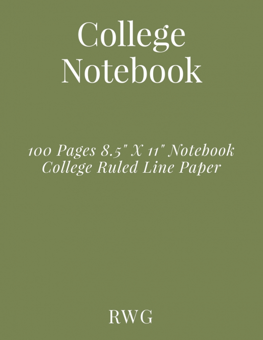 College Notebook