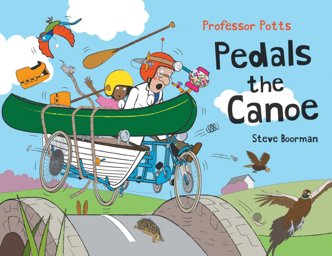 Professor Potts Pedals the Canoe