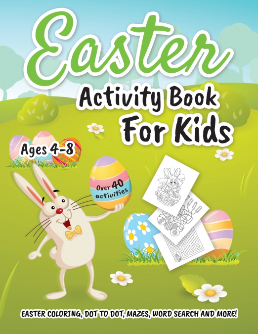 Easter Activity Book for Kids ages 4-8