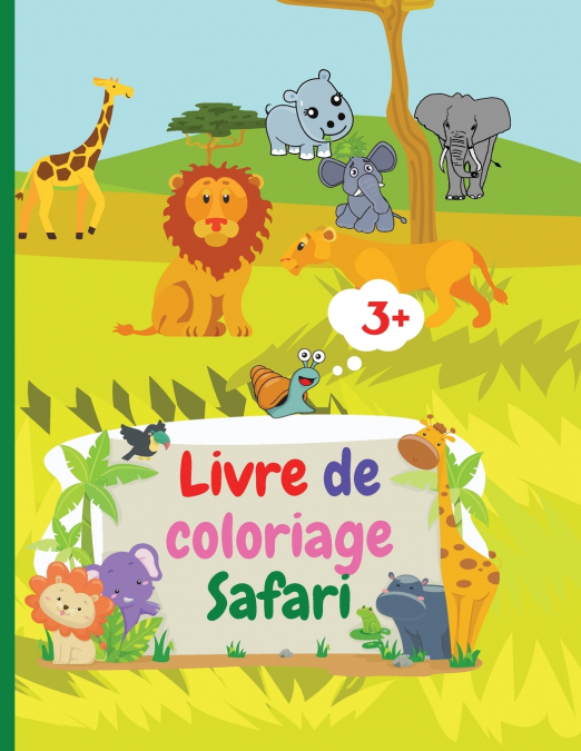 Livre de coloriage Safari