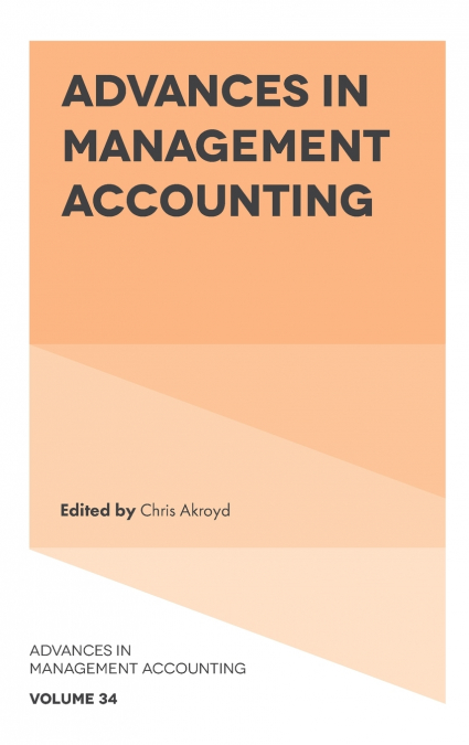 Advances in Management Accounting