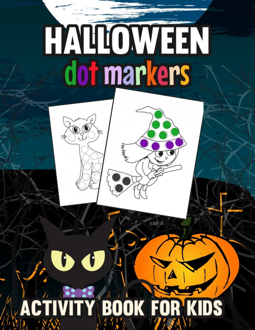 Halloween Dot Markers Activity Book for Kids