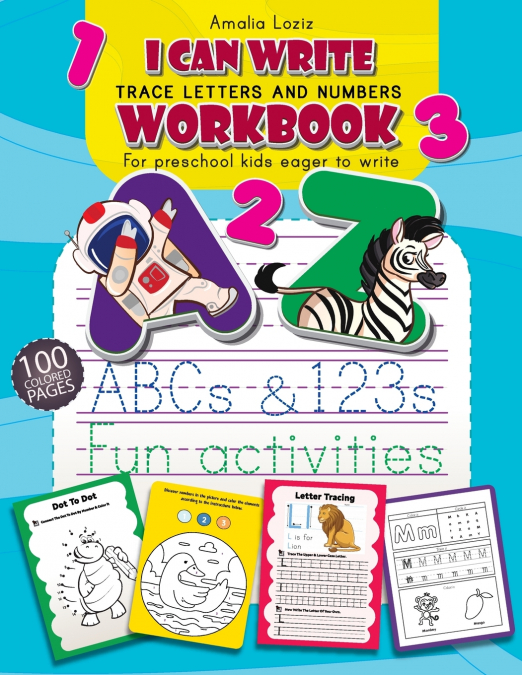 Trace Letters and Numbers Workbook