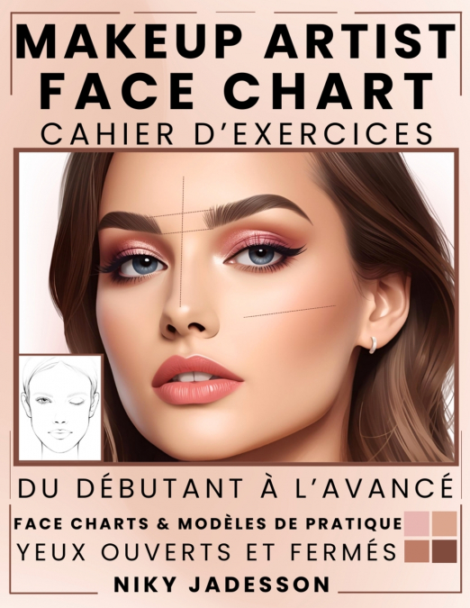 Makeup Artist Face Chart Cahier d’exercices