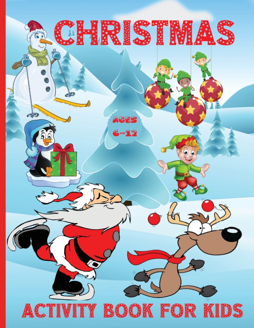 Christmas Activity book for kids ages 6-12