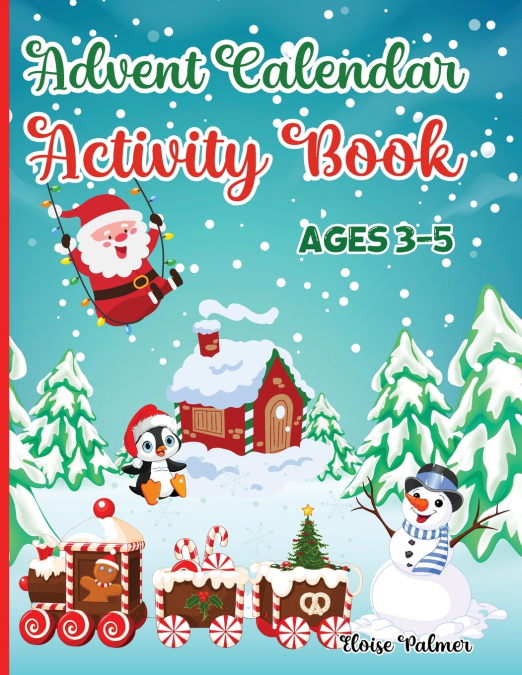 Advent Calendar Activity Book for Kids Ages 3-5