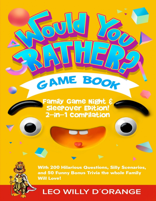 Would You Rather Game Book | Family Game Night & Sleepover Edition!