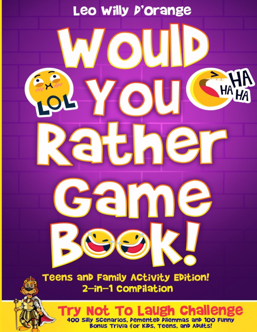 Would You Rather Game Book | Teens & Family Activity Edition!