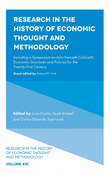 Research in the History of Economic Thought and Methodology