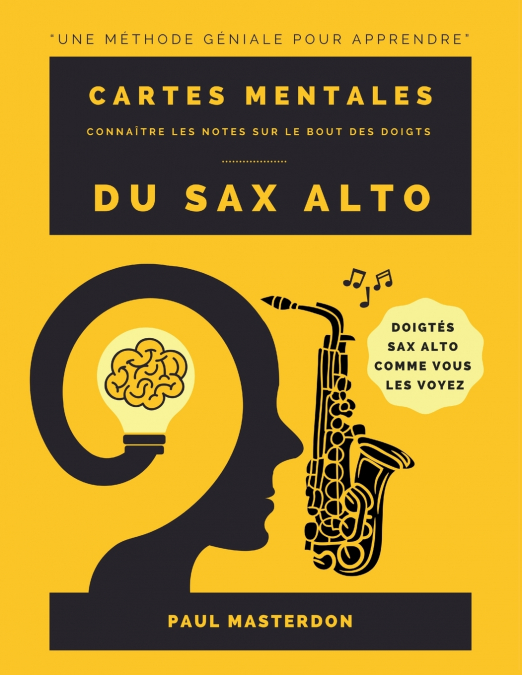 Cartes Mentales Du Sax Alto - Apprenez les doigtés du saxophone alto rapidement et facilement