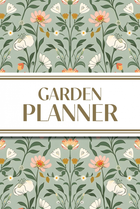 Garden Planner (Cottagecore Spring Mirrored Pattern)
