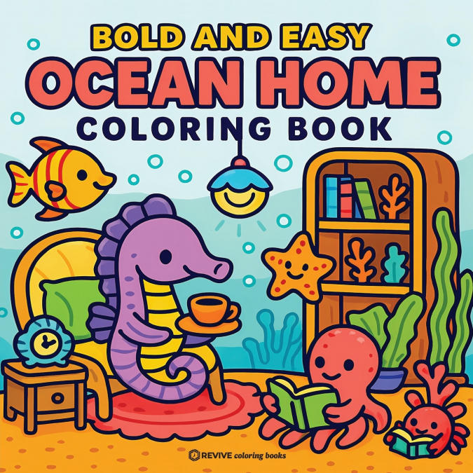 Bold & Easy Ocean Home Coloring Book