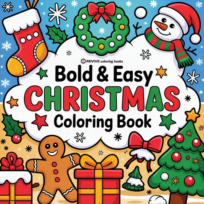 Bold & Easy Christmas Coloring Book