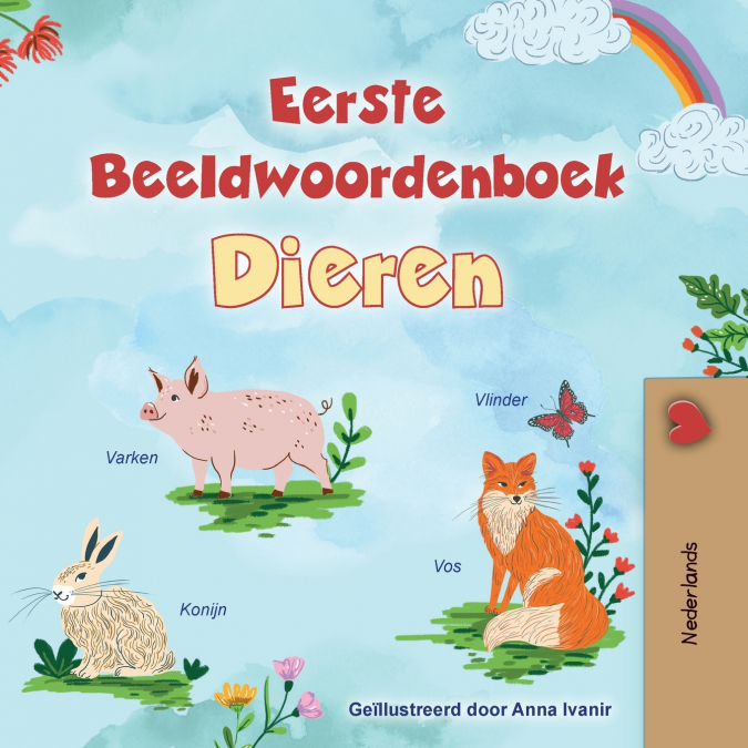 First Picture Dictionary - Animals (Dutch Children’s Book)