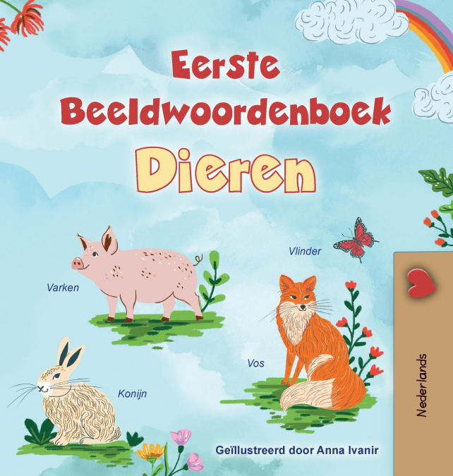 First Picture Dictionary - Animals (Dutch Children’s Book)