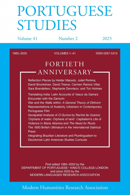 Portuguese Studies 41.2 (2025)
