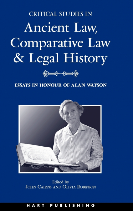 Critical Studies in Ancient Law, Comparative Law and Legal History
