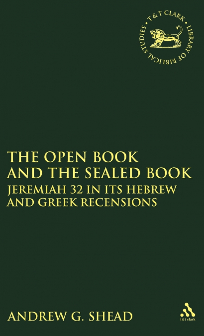 The Open Book and the Sealed Book