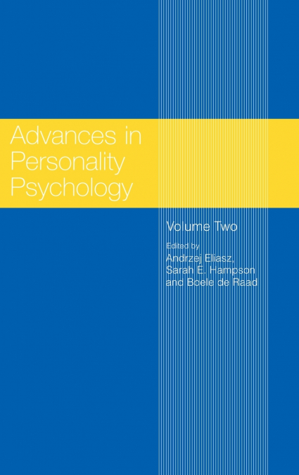 Advances in Personality Psychology