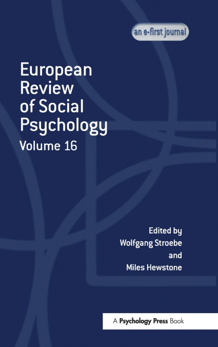 European Review of Social Psychology