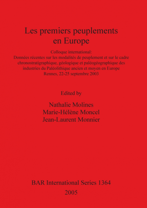 Les premiers peuplements en Europe