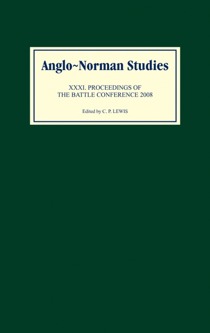 Anglo-Norman Studies 31