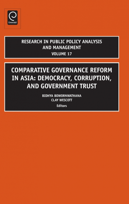 Comparative Governance Reform in Asia