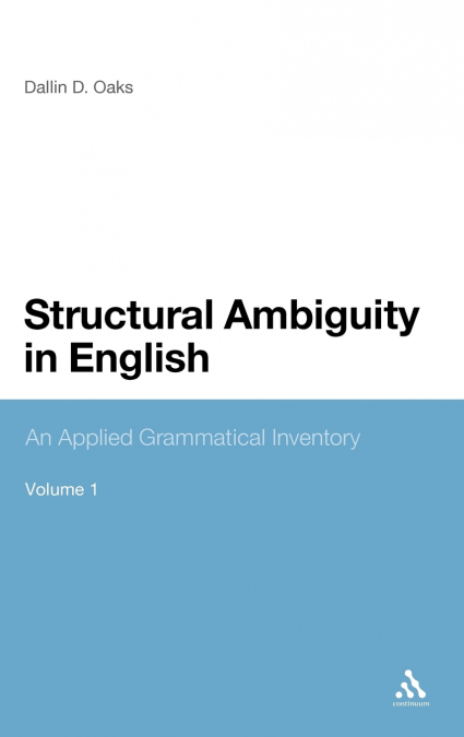 Structural Ambiguity in English 2 Volume Set
