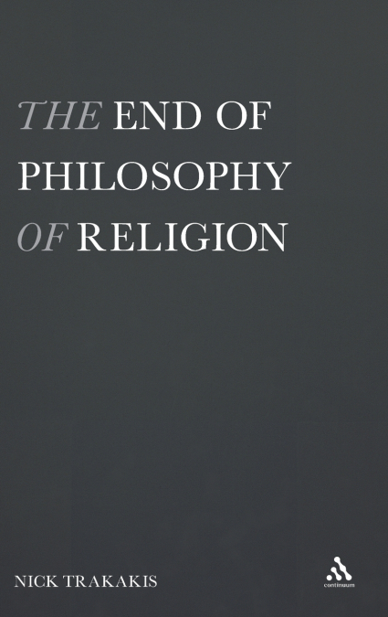 The End of Philosophy of Religion