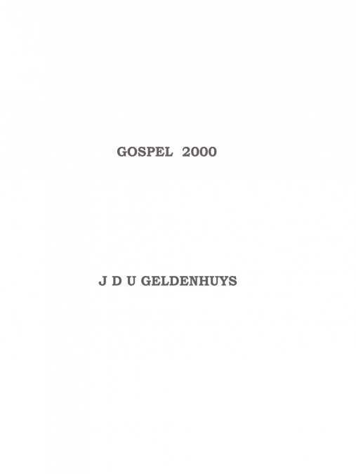 Gospel 2000