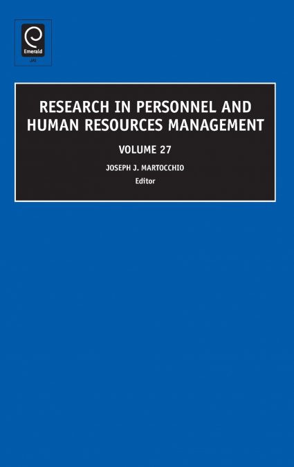 Research in Personnel and Human Resources Management