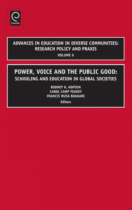 Power, Voice and the Public Good