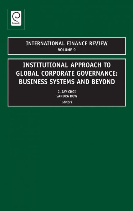Institutional Approach to Global Corporate Governance