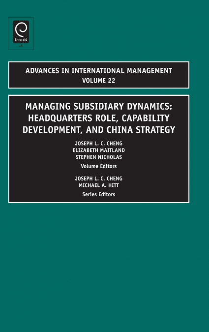 Managing Subsidiary Dynamics