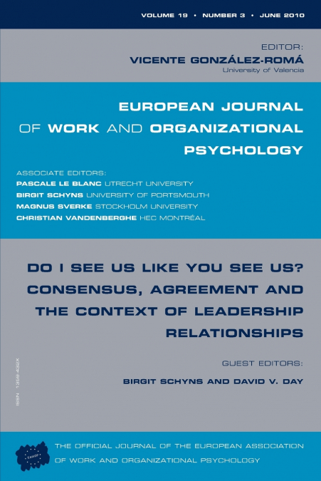 Do I See Us Like You See Us? Consensus, Agreement, and the Context of Leadership Relationships