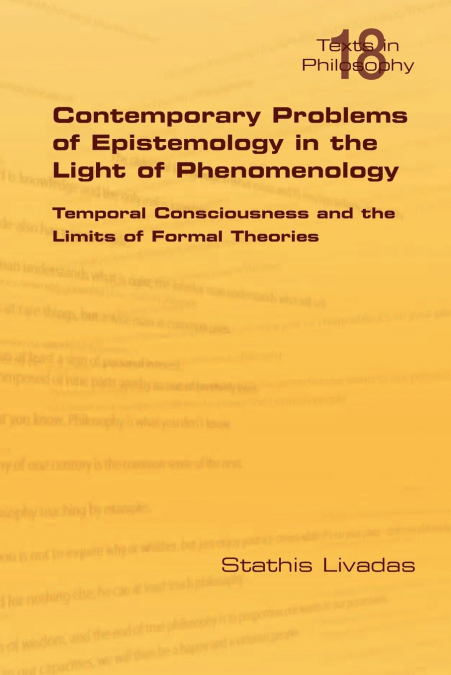 Contemporary Problems of Epistemology in the Light of Phenomenology