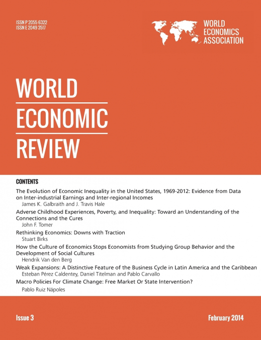World Economic Review, 3, 2014
