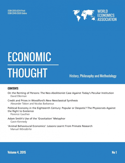Economic Thought, Vol 4, No 1, 2015