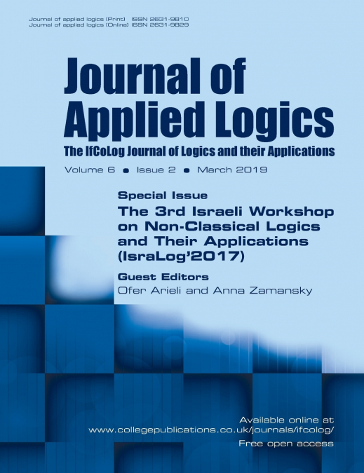 Journal of Applied Logics - The IfCoLog Journal of Logics and their Applications