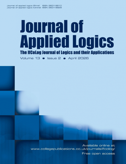 Journal of Applied Logics.  The IfCoLog Journal of Logics and their Applications. Volume 13, number 2, April 2026