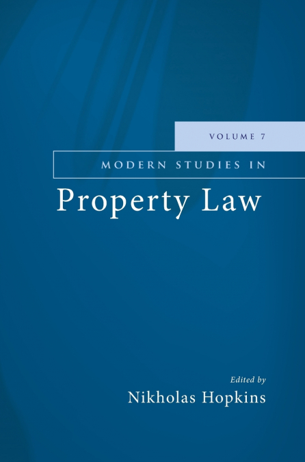 Modern Studies in Property Law