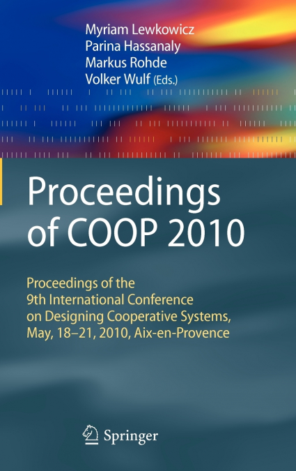 Proceedings of COOP 2010
