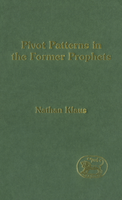 Pivot Patterns in the Former Prophets