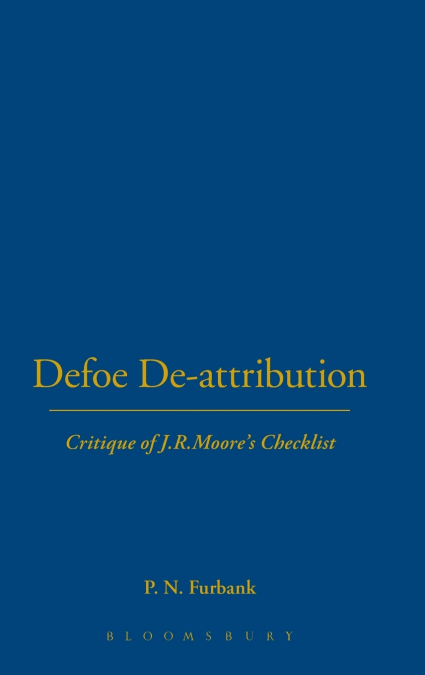 DEFOE DE-ATTRIBUTIONS