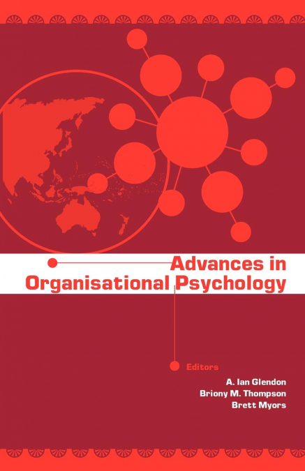Advances in Organisational Psychology