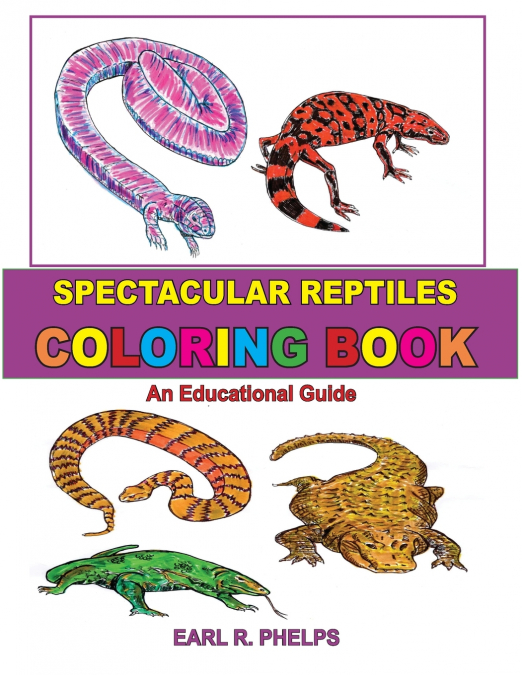 Spectacular Reptiles Coloring Book